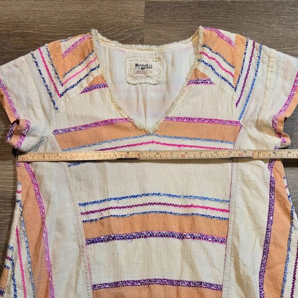 Anthropologie Holding Horses Elira A-Line Dress Womens Medium Petite MP V-Neck - Picture 6 of 9